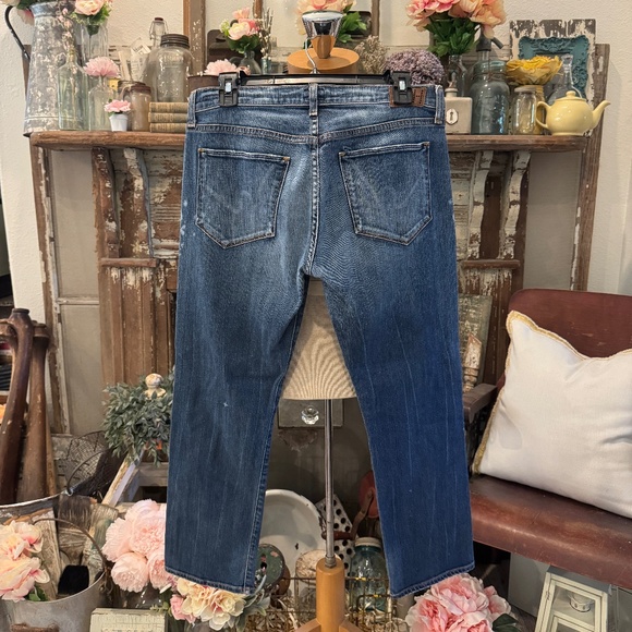 COH Citizens Of Humanity DYLAN DISTRESSED Drop Rise Cropped JEANS | 28 - Picture 4 of 13